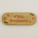 boutons bois au ptit bonheur - la cigogne qui brode
