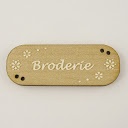 boutons bois au ptit bonheur - la cigogne qui brode