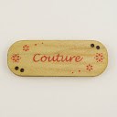 bouton bois au ptit bonheur - la cigogne qui brode