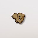 bouton bois au ptit bonheur - la cigogne qui brode