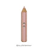 bouton bois au ptit bonheur - la cigogne qui brode