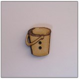 bouton bois au ptit bonheur - la cigogne qui brode