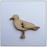 bouton bois au ptit bonheur - la cigogne qui brode