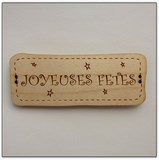 bouton bois au ptit bonheur - la cigogne qui brode