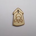 bouton bois au ptit bonheur - la cigogne qui brode