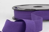 Ruban sergé coton violet