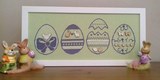 les oeufs de pâques point de croix