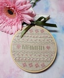 mini tambour bonne fete maman perles