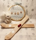 mini tambour joyeux noel bleu