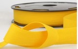 Ruban sergé coton jaune