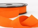 Ruban sergé coton orange